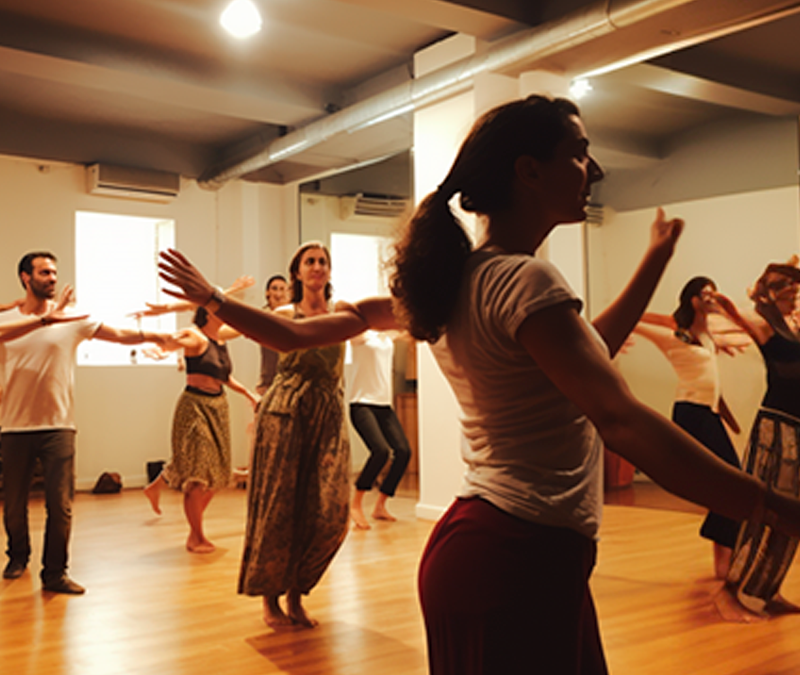 Clase de Biodanza en San José Obrero